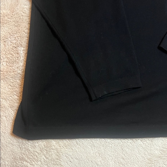 Wayne Gretzky 100% Extra Fine Merino Wool Mock Turtleneck Sweater sz XL Black - Picture 4 of 6